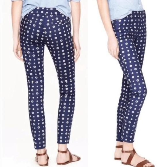 J. Crew Minnie Cigarette Skinny Pants, Navy, Size 0 - Picture 1 of 9